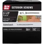 Grip-Rite PrimeGuard Ten 2-1/2 in. Exterior Screw (5 Lb.)