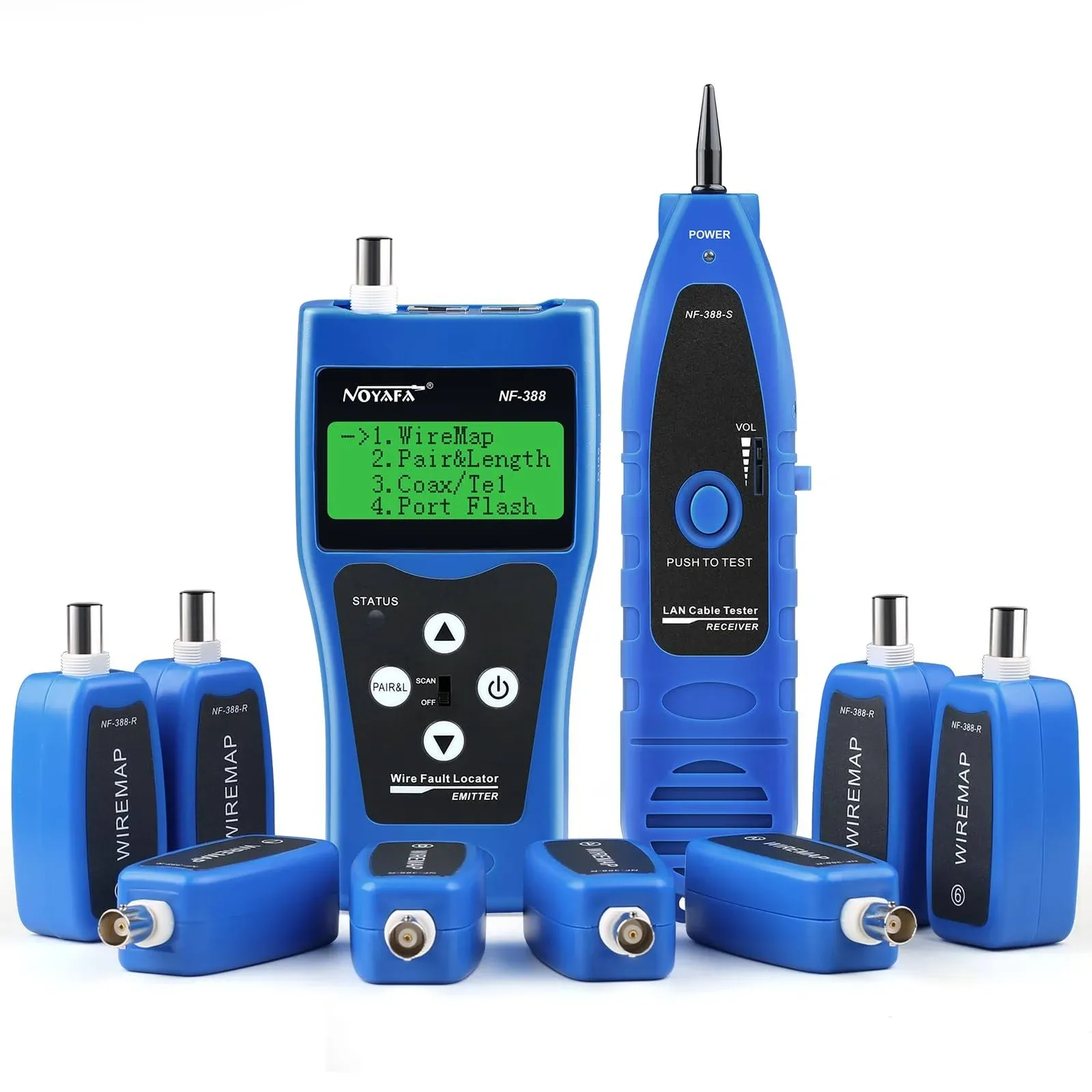 Noyafa Cable Fault Locator NF388, Network Cable Tester Wire Tracker with 8