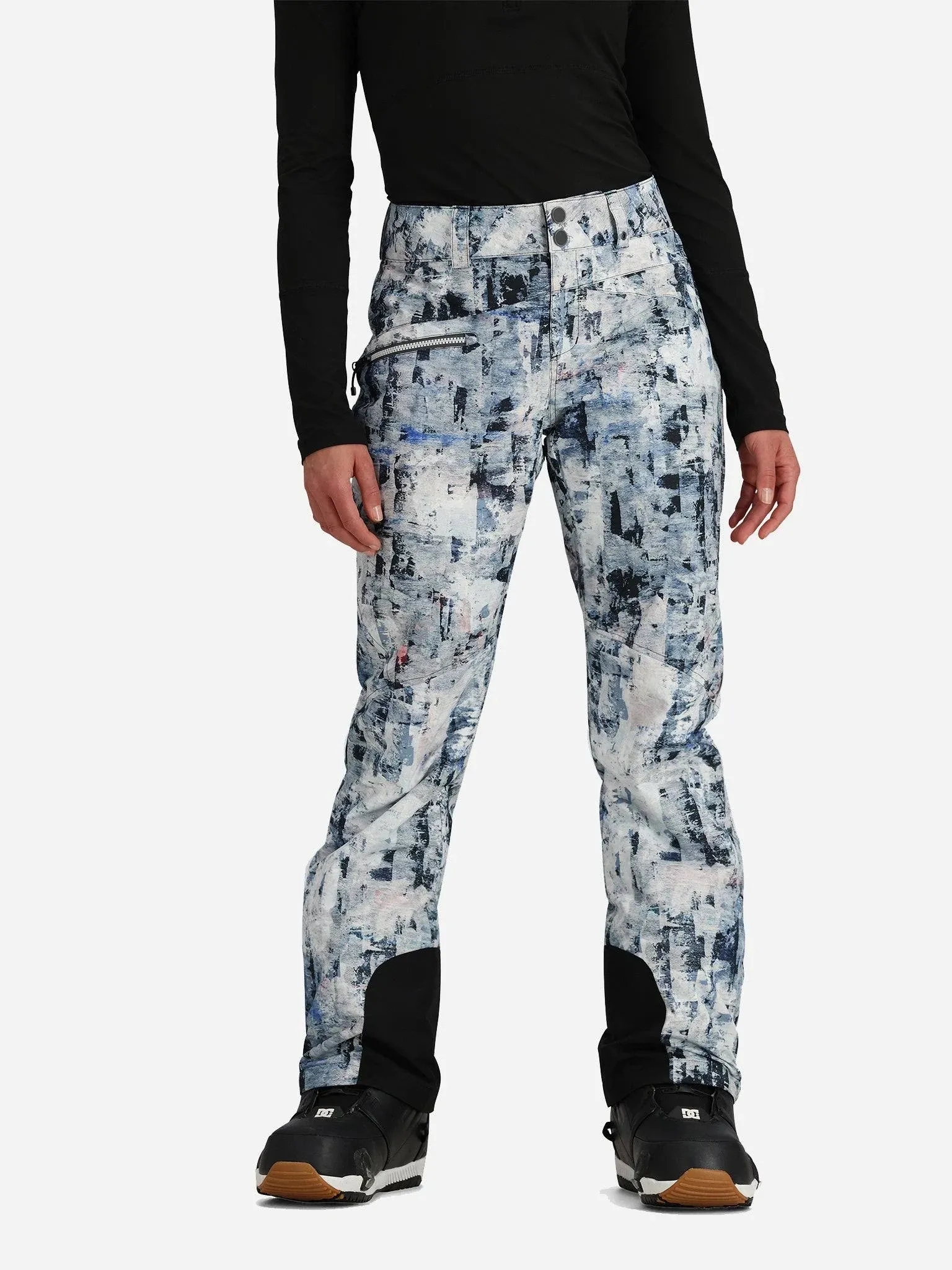 Obermeyer Women's Printed Malta Pant 8 Treeline