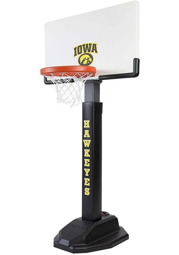 Iowa Hawkeyes Team Adjustable Basketball Set