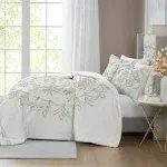 Madison Park Violette Tufted Chenille Coverlet Set