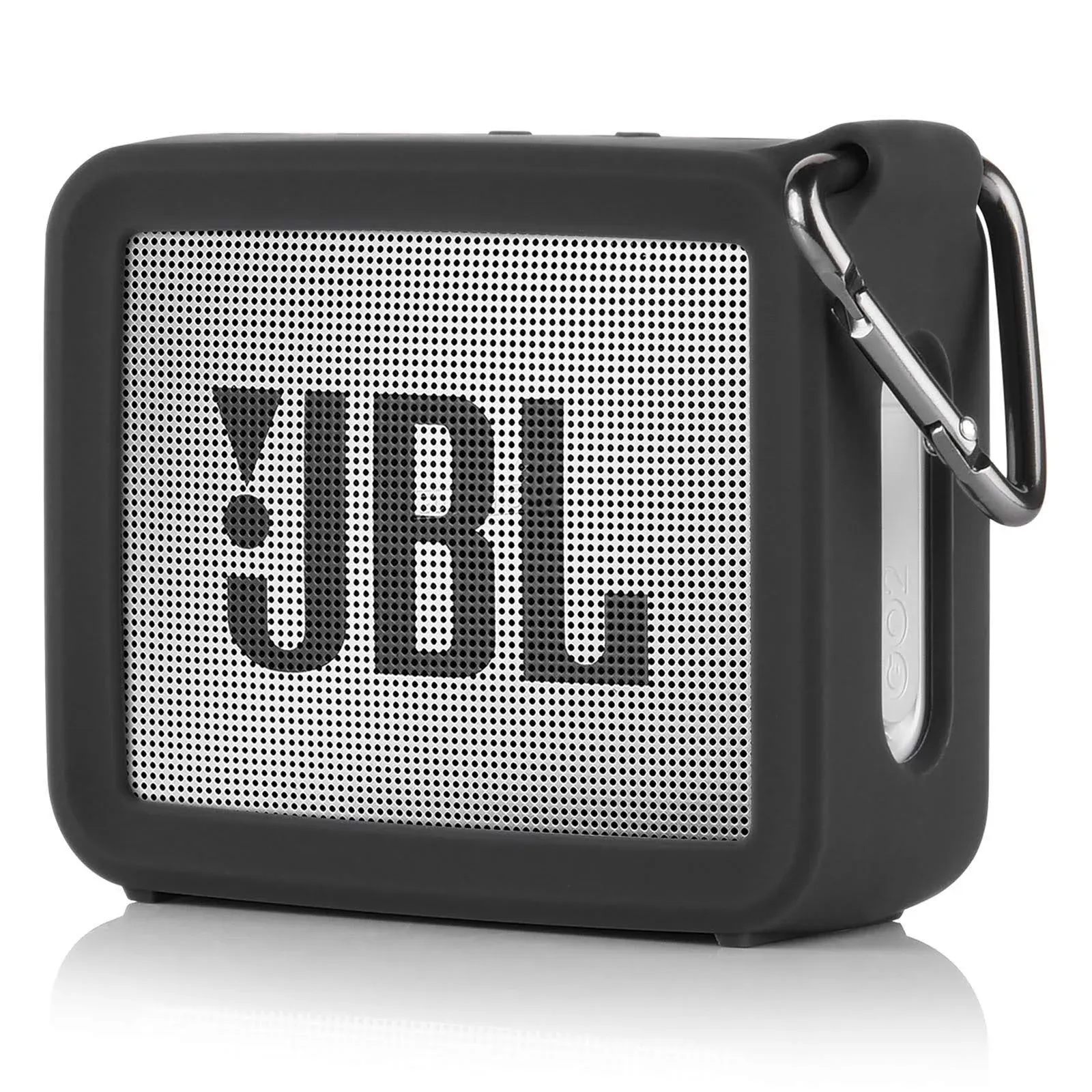 Silicone Portable Protect Case Cover Metal Buckle For JBL GO 2 Bluetooth Speaker