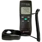 LATNEX Light Meter LM-50KL Measures Lux/Fc - LED/Fluorescent, Industrial, Household, and Photography - Calibration Certificate Included