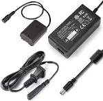 F1TP NP-FZ100 AC Power Adapter Dummy Battery Kit for Sony Alpha A6600, 6700，7...