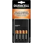 Duracell 8 Hour 4 Position AA/AAA NIMH Battery Charger Includes 4 x AA NIMH 1300mAh Batteries