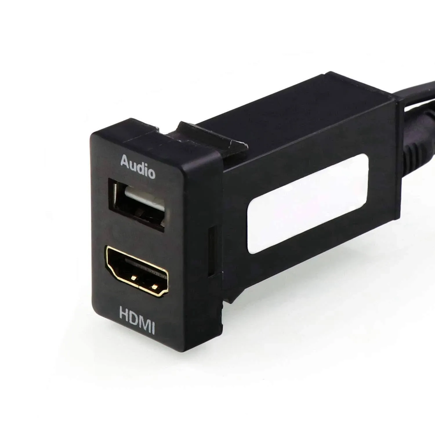 HDMI Socket Mount Cable +usb Audio Input Audio Relay Use for Toyota