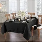 Elrene Caiden Elegance Damask Tablecloth - 60" x 84" Oblong - White