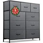 Dresser For Bedroom With 9 Drawers Tall Fabric Chest Of Drawers Storage Organize