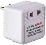 50 Watt Step Down Converter - International Travel Converter - 220-240 V to 110-