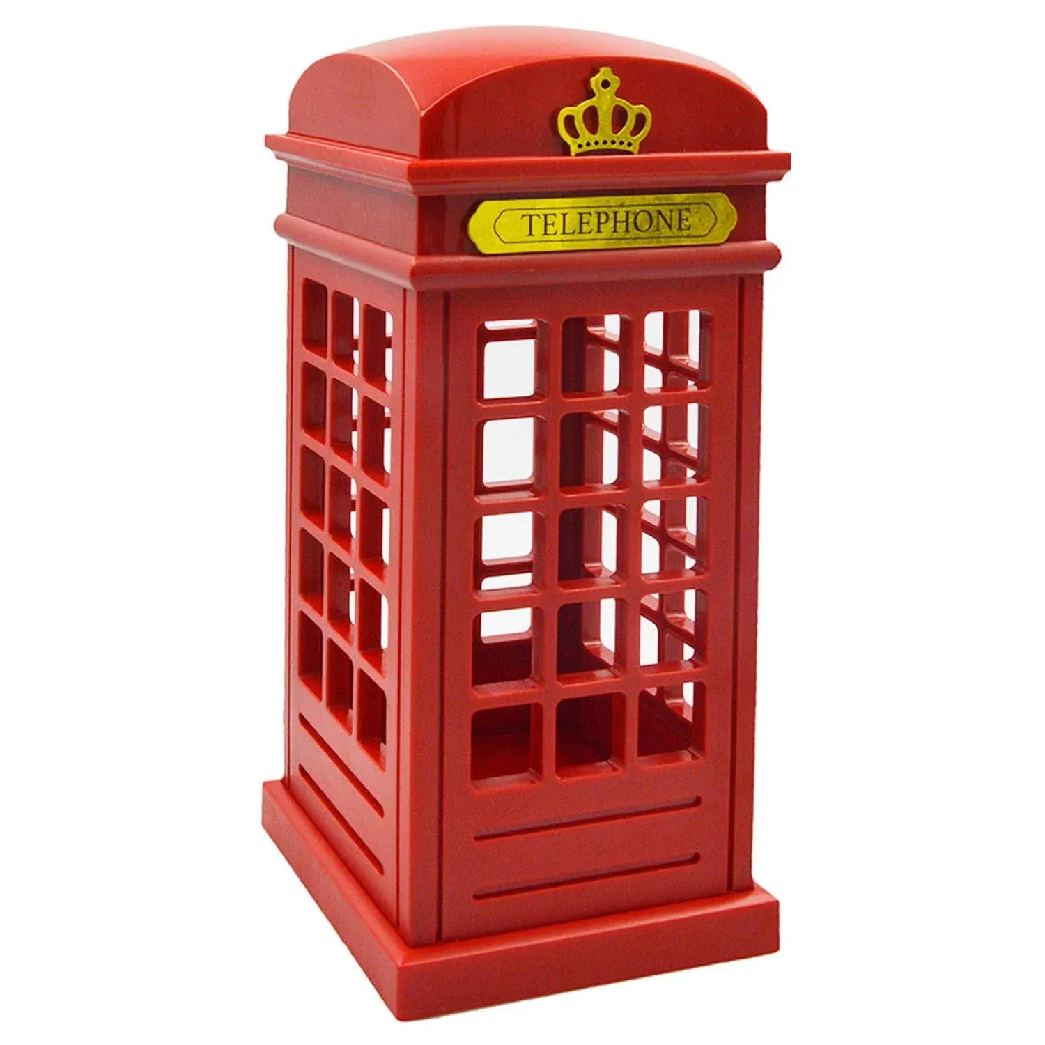 Toner Depot Vintage London Telephone Booth Designed USB Charging LED Night Lamp Touch Sensor Table Desk Light