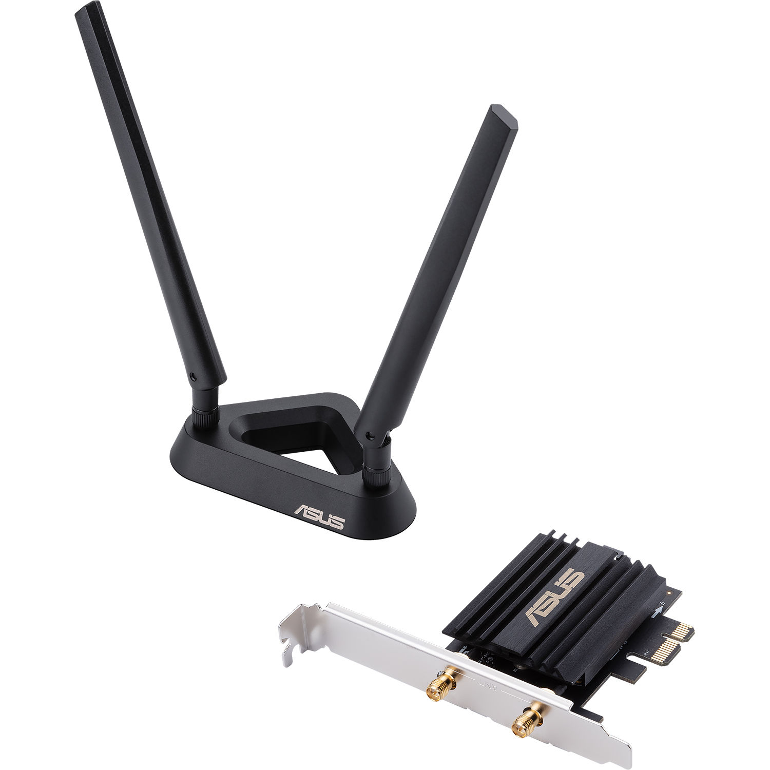 Asus AX3000 (Pce-AX58BT) Next-Gen WiFi 6 Dual Band PCIe Wireless Adapter with Bluetooth 5.0 - Ofdma, 2x2 MU-Mimo and Wpa3 Security,Black