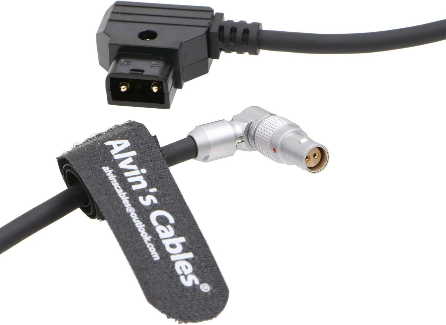 Alvin’s Cables Power Cable for RED Komodo Camera Rotatable Right Angle 2 Pin Female to D-tap L Type Cord