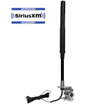 SiriusXM Satellite Radio Truck Antenna with 14 Inch Mast and Mirror Mount Bracket, Works with All SiriusXM, Sirius and XM Receivers, Onyx, EZR, PLUS, Sportster, Stratus, Starmate, Roady BT, TOUR