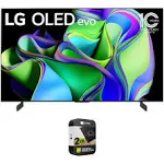 LG OLED83C3PUA OLED Evo C3 83 inch HDR 4K Smart OLED TV (2023 Model) Bundle with 2 Yr CPS Enhanced Protection Pack