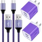 Fast USB C Charger for Samsung Galaxy A15 5G A14 5G S20 FE S20+ S21 S22 S23 S24 Ultra S24 A03S A23 A13 A54 A55 A53,Type C Wall Charger Power Adapter Charger Block 6ft USB C Charger Cable Fast Charging