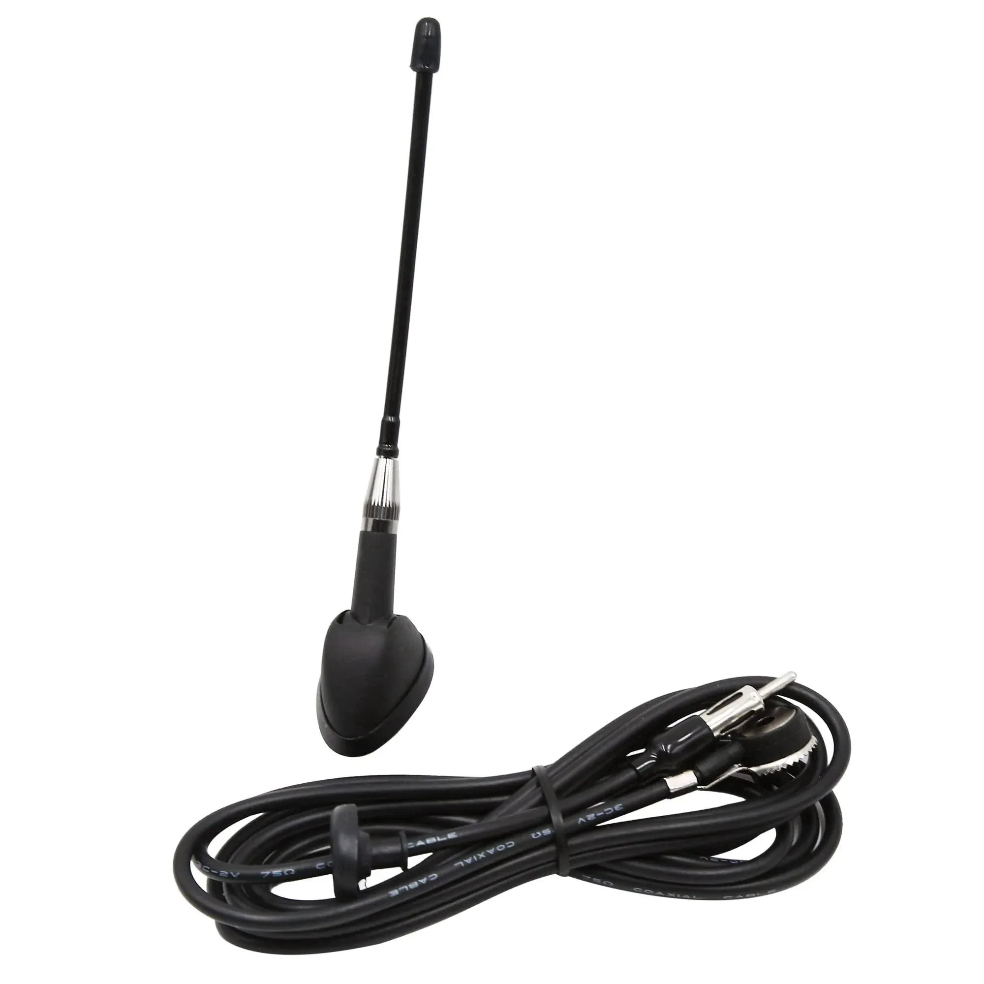 uxcell Universal Black Car Vehicle Roof Mount Radio FM AM Antenna Aerial