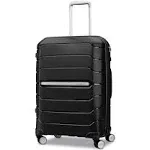 Samsonite Freeform Hardside Expandable with Double Spinner Wheels, Checked-Medium 24-Inch, Black