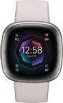 Fitbit Sense 2 Health Smartwatch - Lunar White/Platinum