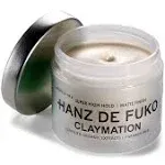 Hanz de Fuko Claymation- Premium Mens Hair Styling Clay with Matte Finish (2 oz) Cruelty Free