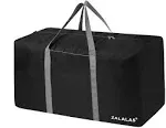 ZALALAS Travel Duffle Bag, 96L Extra Large Lightweight Holdall Bag, Foldable Duffel Bag for Men Women, Black