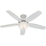 Hunter Builder Deluxe Ceiling Fan - White - 52 in