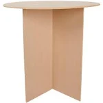 SSWBasics Round Wood Display Table - 30"