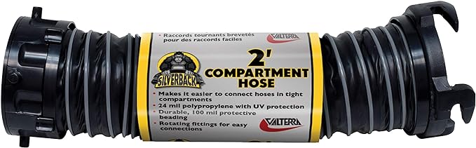 "Valterra D04-0602 Silverback 2' 24 Mil Polyethylene Compartment Sewer Hose"