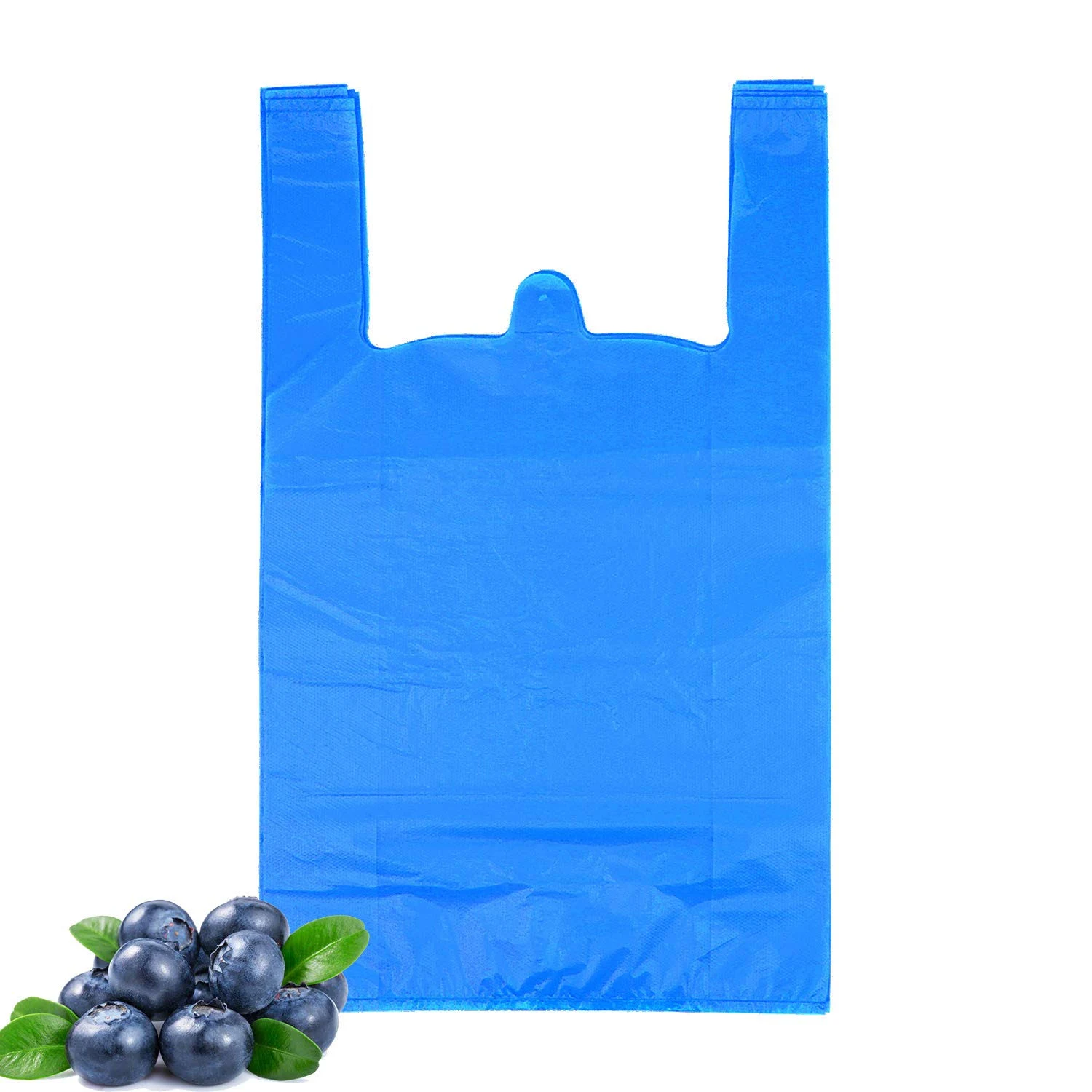 Lazyme 12 x 20 inch Plastic Sturdy T Shirt Bags Shopping Bags Mercha