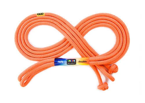 Just Jump It 16' Foot Single Jump Rope for Kids Women and Men - Active Outdoor Youth Fitness Excersing Equipment - Double Dutch Length Gym Accessories