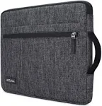 KIZUNA Laptop Sleeve 11 Inch Water-Resistant Computer Case Hand Bag for 13" MacBook Pro M2/13 Surface Pro 8 X/13.4" DELL XPS 13/12.4" Samsung Galaxy Tab S7/11.6" Samsung Chromebook 4/13.3" ASUS, Grey