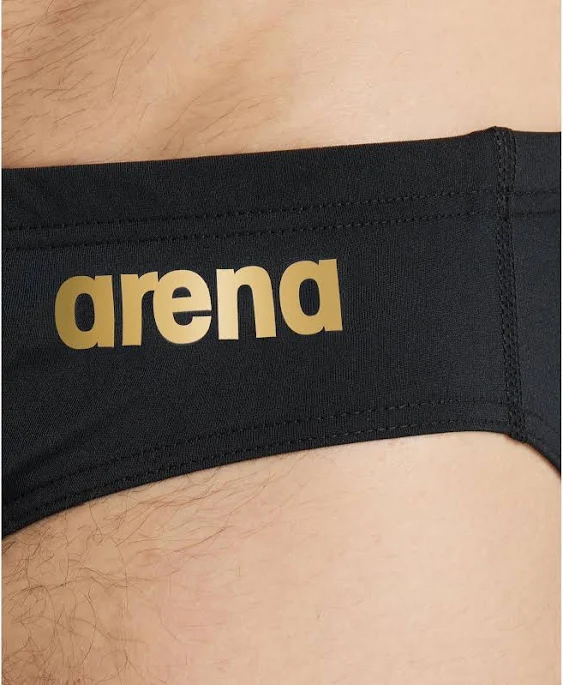 ARENA Men’s Team Solid Swim Brief MaxLife Athletic Swimwear Competition Pool Training Swimsuit Professional Bathing Suit