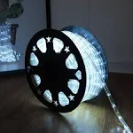 50ft 360 LEDs Waterproof Rope Light 110V Outdoor Xmas Decorative Party Lighting