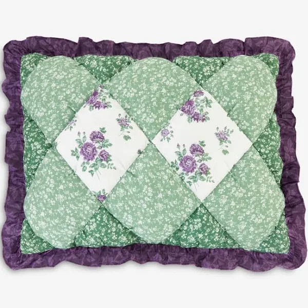 BrylaneHome Alexis Puff Sham - King, Purple