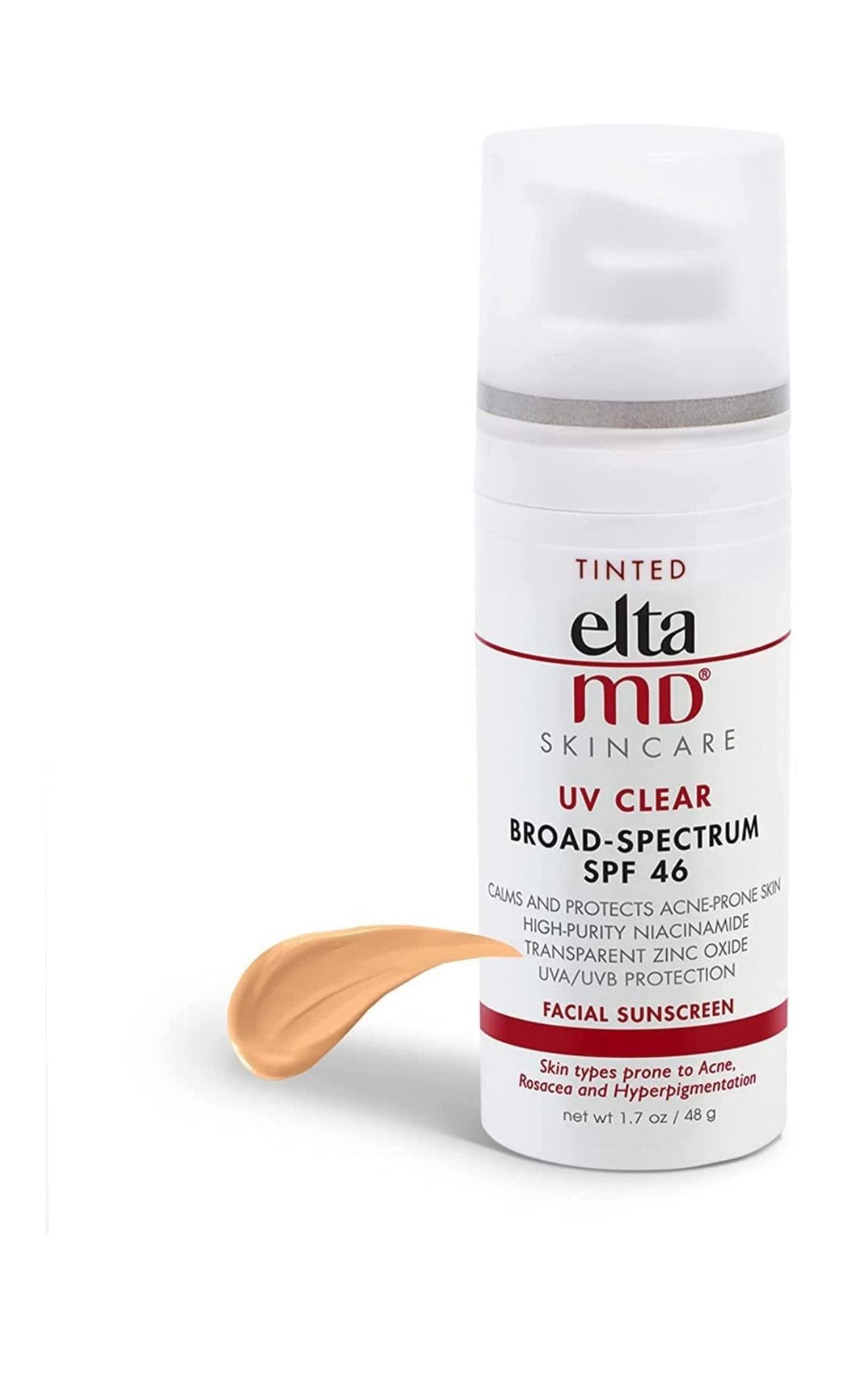 Eltamd Tinted UV Clear SPF 46 Facial Sunscreen, 1.7 Oz