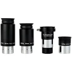 Telescope Eyepiece Set Telescope Accessory Kit with 2X Barlow Lens 4 Element