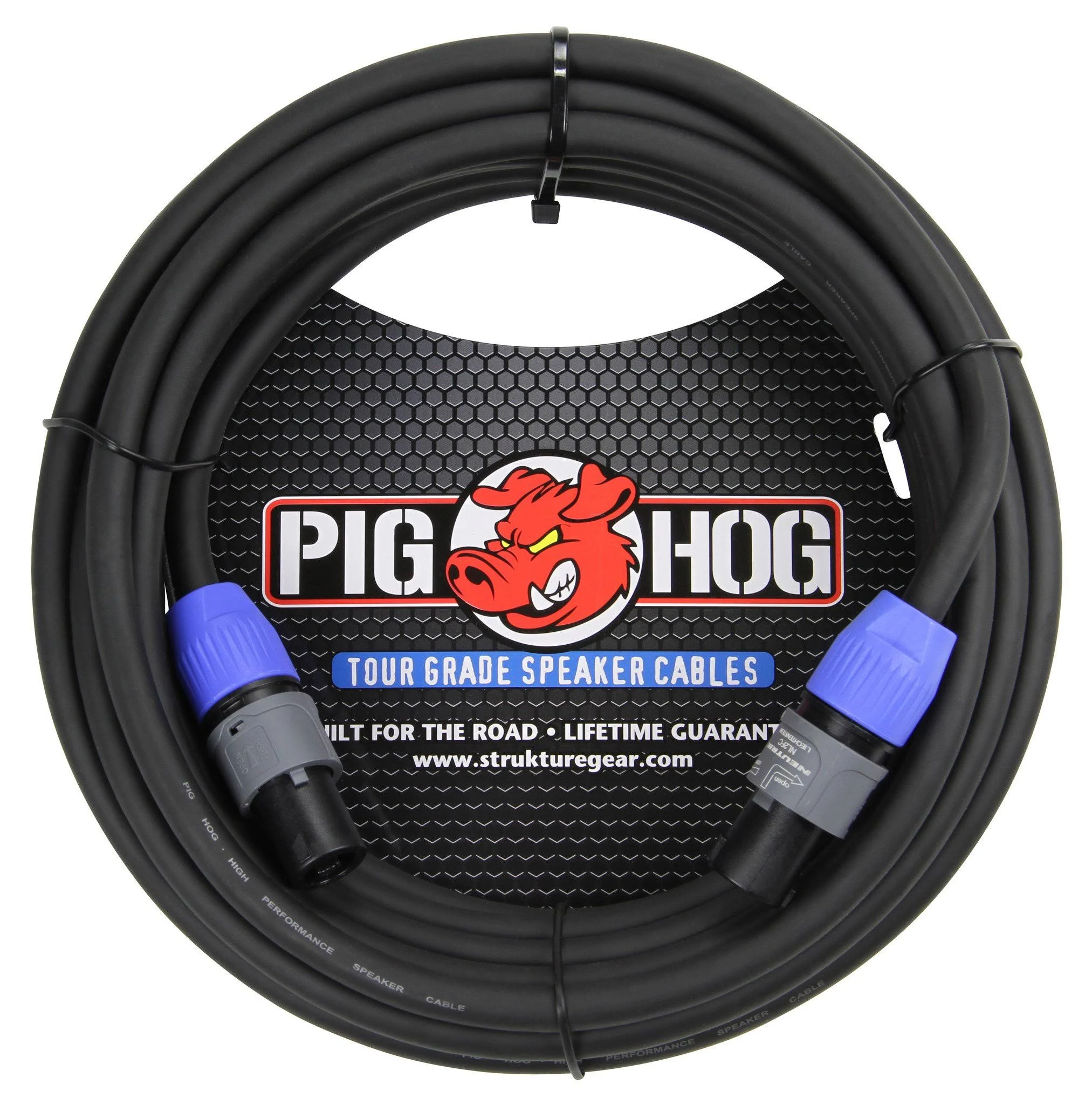 Pig Hog PHSC50SPK 50ft Speaker Cable, S-PackON to S-PackON