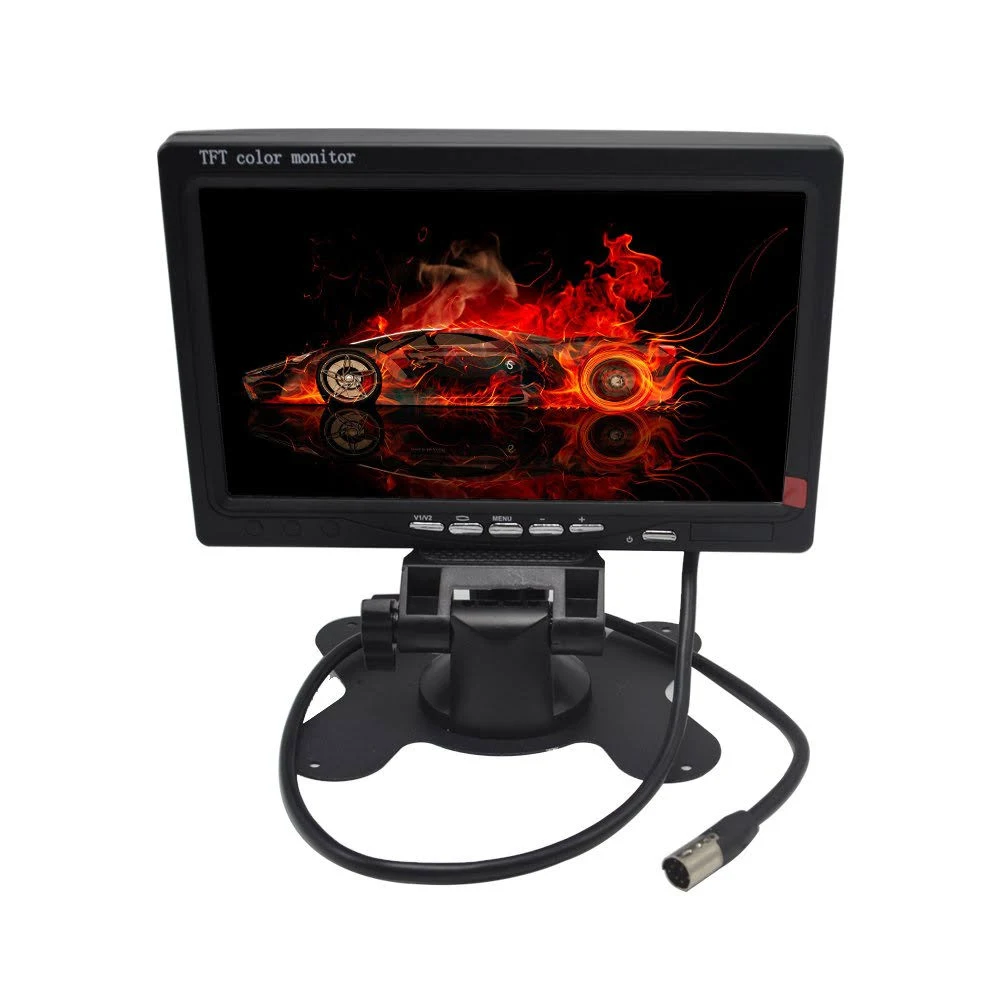 7 Inches TFT Color LCD Car Rear View Camera Monitor Support Rotating The Scre...