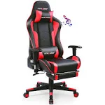 GTRacing Gaming Chair with Bluetooth Speakers and Footrest Video Chair Music Series GT890MF