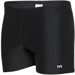 TYR Men's Square Leg TYReco Solid Black 38