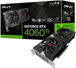 Pny Vcg4060t16dfxpb1-o Tarjeta De Video Geforce Rtx 4060 Ti Verto Dual Fan Oc ...