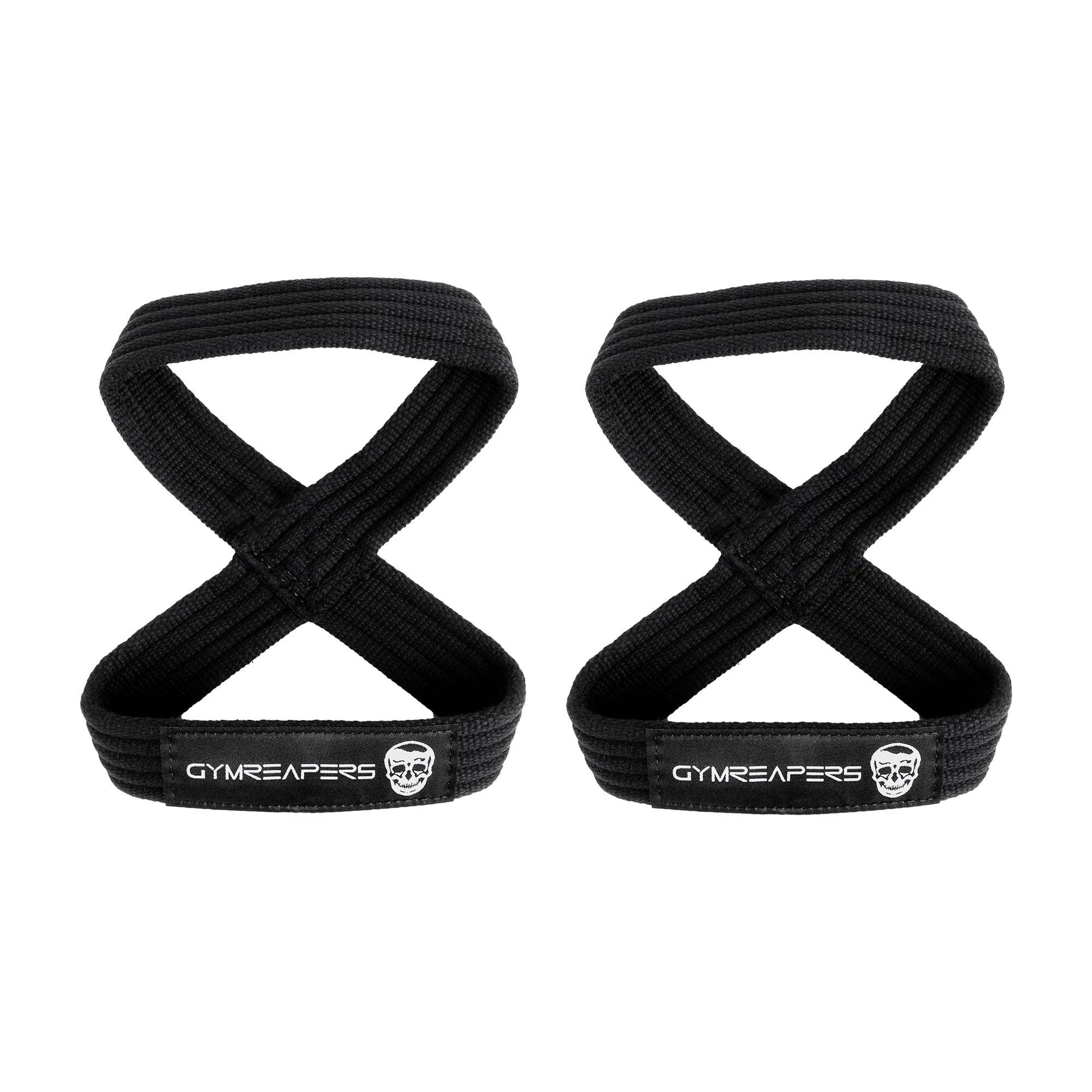 Gymreapers Figure 8 Lifting Straps For Deadlift, Powerlifting, Strongman, & Cross Training Strong Weightlifting Wrist Straps For Men, Women