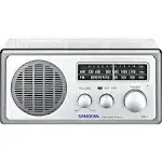 Sangean WR-1CL Analog Am / FM Clear Table - Top Radio - Clear