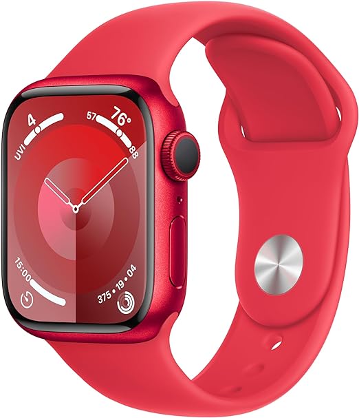 Apple Watch Series 9 GPS 41mm Red Aluminum Case &amp; Sport Band