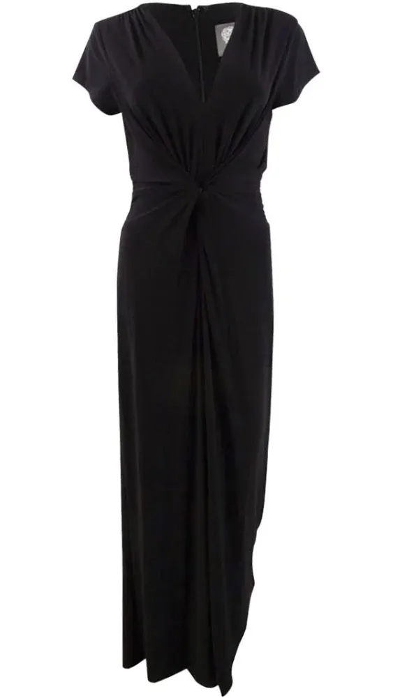 Twist-Front Plunge Jumpsuit