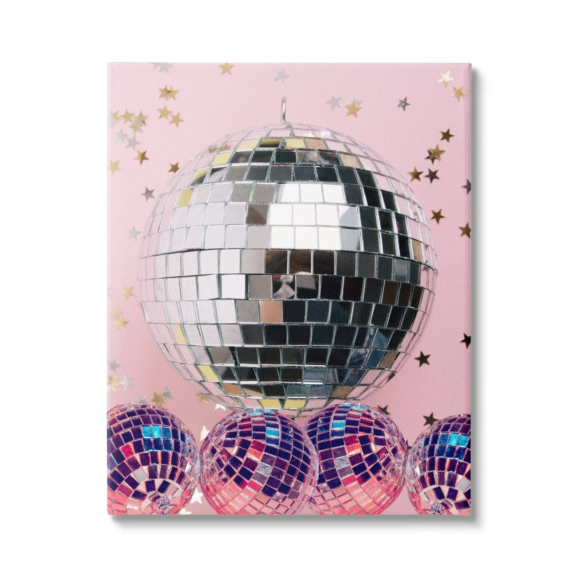 Stupell Industries Gleaming Disco Balls Canvas Wall Art by Jesse Keith