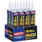 Loctite 1417170 PL Premium Fast Grab 10 fl. oz. Polyurethane Construction Adhesive (12-Pack)