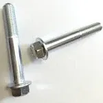 (1) M12 - 1.25 x 80mm JIS Hex Head Flange Bolt Class 10.9 Zinc JIS B 1189