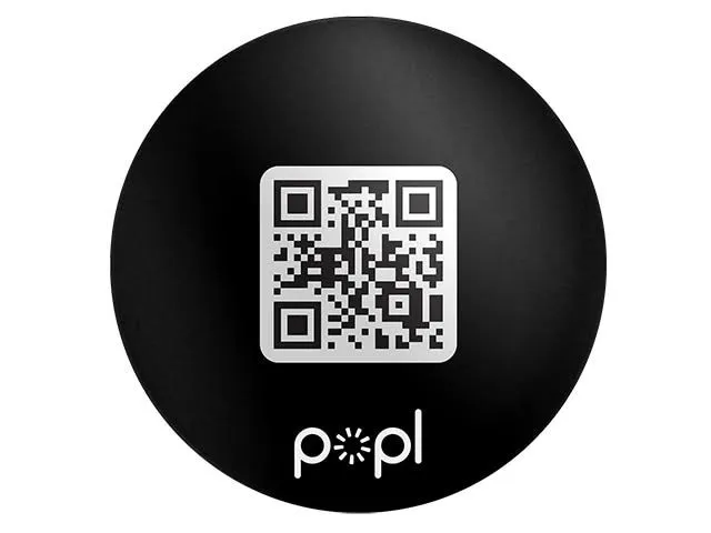 Popl Dot Digital Business Card for Back of Phone - Instantly Share Contact Info, Social Media, Payment, Apps & More - for iPhone and Android - Featur