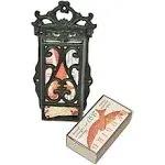 nach Rustic Cast Iron, Vintage Match Box Holder