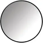 Umbra 24 in. diameter Black Hub Wall Mirror